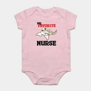 My Favorite Nurse Shark Baby Bodysuit